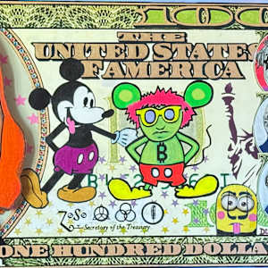 ZIGGY FRANKLIN & COMPANY. FUNNY MONEY #3 (XL VERSION) by Curtis Dickman 