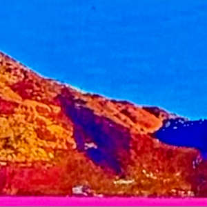 8 HUMPS by Curtis Dickman  Image: An image of a camel is integrated into the silhouette of Camelback mountain