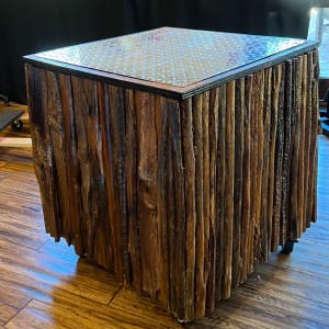 I SURRENDER (Saguaro Cactus, Translucent art resin,  LED illuminated ) by Curtis Dickman 