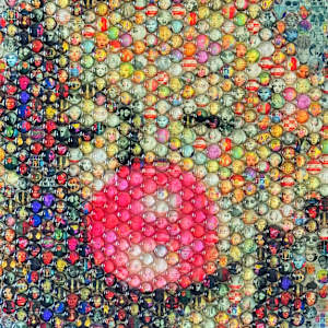 MARILYN BLOWS BUBBLES by Curtis Dickman 