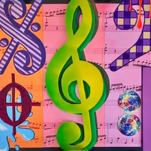 LISTEN TO THE MUSIC by Curtis Dickman 