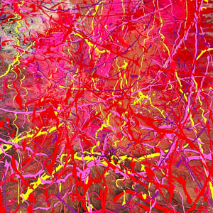 LIFE IS MESSY/Tribute to Jackson Pollock by Curtis Dickman 