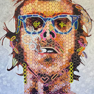 SMOLDERING FRAGMENTS OF CHUCK CLOSE by Curtis DIckman