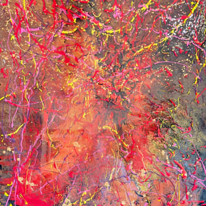LIFE IS MESSY/Tribute to Jackson Pollock by Curtis Dickman 
