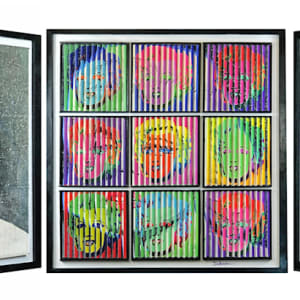 MULTIPLE MARILYNS. artists proof (AP) by Curtis Dickman  Image: 3 PERSPECTIVE VIEW