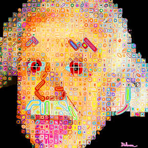 RELATIVITY: PORTRAIT OF ALBERT EINSTEIN by Curtis Dickman