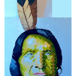 CHIEF RED CLOUD #1 by Curtis Dickman 