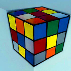 "OUTSIDE THE BOX SERIES" REVERSE PERSPECTIVE CUBES by Curtis Dickman, Image 5.