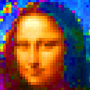 MONA LISA SQUARED by Curtis DIckman 