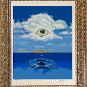 TEARS FROM HEAVEN (Limited Edition Print/Artists Proof) by Curtis Dickman