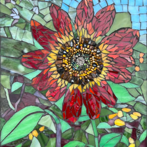 Velvet Queen Sunflower by Julie Mazzoni