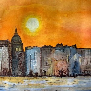 Madison Skyline 2 by Katy Heyning