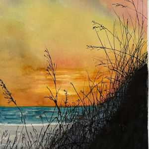 Beach Sunset by Katy Heyning