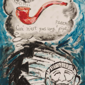 Ceci N'est Pas Une Peace Pipe by Jaune Quick-to-See Smith
