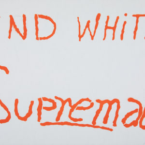 End White Supremacy by Sam Durant