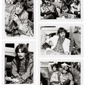 The Beatles Maharishi (5) Photographs from the Original Negative by Unknown