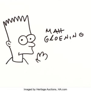 Bart Simpson Illustration by Matt Groening