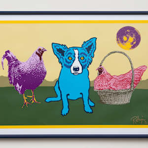 Chicken in a Basket by George Rodrigue
