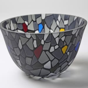 Vessel Composition 47 - Primary Chips in Grays by Jim Scheller 