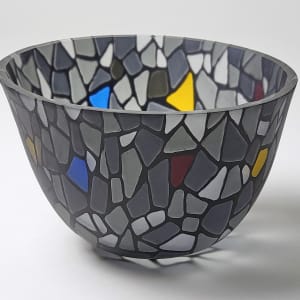 Vessel Composition 47 - Primary Chips in Grays by Jim Scheller 