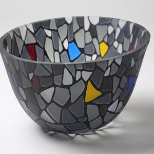 Vessel Composition 47 - Primary Chips in Grays by Jim Scheller