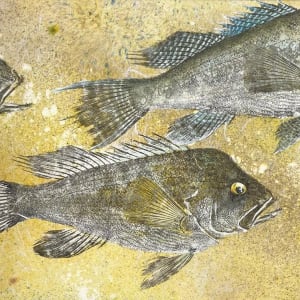 Black Seabass Trio by Stephen DiCerbo