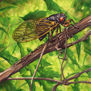Periodical Cicada by Lauren Anderson-Welsh