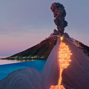 Volcanic Eruption by Christoph Kuehne
