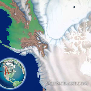 Ice Age Land Bridge by Theophilus Britt Griswold