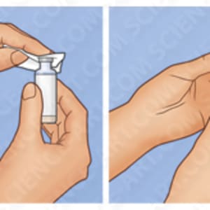 Preparing an Insulin Needle for Injection by Erica Beade