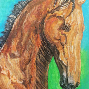 Horse Profile Study by Netta Dar, Image 1.