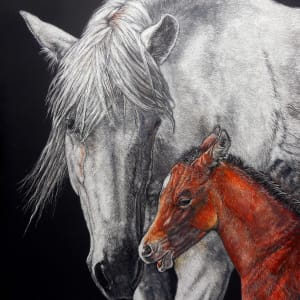 Mare & Foal by Sandra Williams
