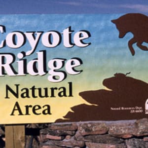 Coyote Ridge Sign by R. Gary Raham