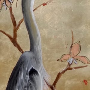 Blue Heron by Louise Cutler