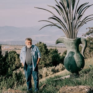 Pitcher with Flowers by James Surls 