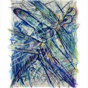 She Carries Us /Blue Wonder by Susan Detroy