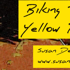 Biking the Yellow Road Version 1 by Susan Detroy