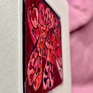 Dragonfly with Rooted Hearts by Susan Detroy  Image: Angle View 