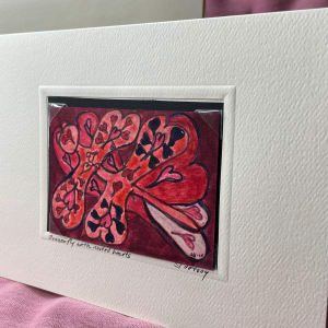 Dragonfly with Rooted Hearts by Susan Detroy  Image: Side and Envelope