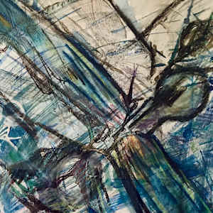 She Carries Us With Her 30x22 by Susan Detroy 