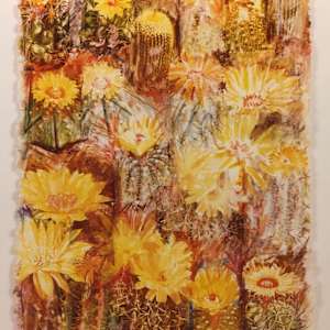 Yellow Cactus by Susan Detroy 