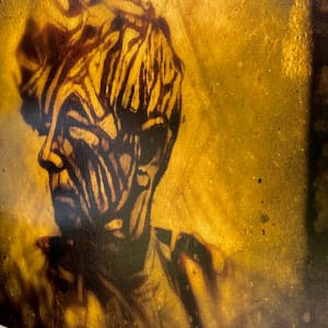Warrior 20x20 by Susan Detroy  Image: Side view
