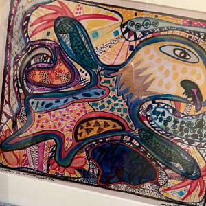 Creature in a Patterned Sea by Susan Detroy 