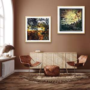 I Am Forest by Susan Detroy  Image: Two pieces from the Portrait of a Woman project 