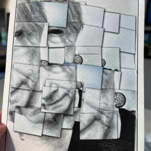 Not Built Like That - Small Print by Susan Detroy  Image: Holding small print 