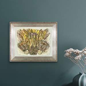 BeHold by Susan Detroy  Image: Potential frame and on the wall.