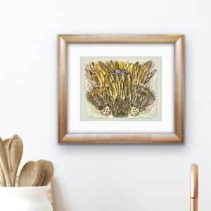 BeHold by Susan Detroy  Image: Potential frame and on the wall.