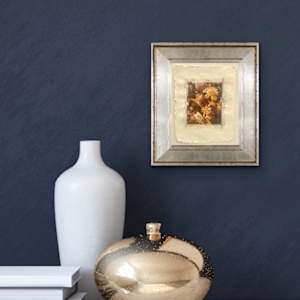 Moths Converge by Susan Detroy  Image: How the piece might look on the wall. 