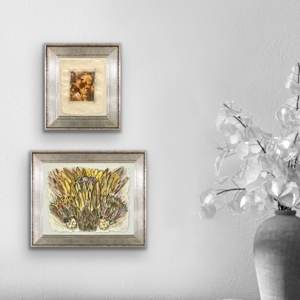 Moths Converge by Susan Detroy  Image: How the piece might look on the wall combined with BeHold