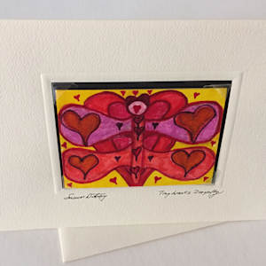 Dragonfly with Hearts by Susan Detroy